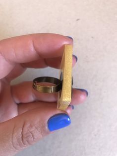 This is an adjustable ring made with epoxi resine, golden and black mica. Each piece is unique, handmade fabrication. The resin itself is sealer and water proof but to increase the longevity of the ring band itself the ring should be removed before hand washing and should avoid contact with house hold cleaners. We strive for 100% customer satisfaction. If any problems are encountered upon receipt, please notify me for a quick and friendly resolution. Don't forget to make sure your Etsy address i Bird Rings, Leather Anniversary, Moon Ring, Bird Charm, Couple Bracelets, Big Rings, Matching Bracelets, Black Rings, Adjustable Rings