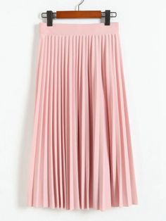 Portrait of a picture displaying Women’s Maxi Pencil Skirts High Waist Pleated Skirt product. Feminine Solid Color Midi Skirt, Pink Pleated Maxi Skirt For Party, Trendy Pleated Relaxed Maxi Skirt, Trendy Fitted Long Pleated Skirt, Trendy Long Fitted Pleated Skirt, Elegant Pink Pleated Maxi Skirt, Trendy Pink Pencil Skirt, Long Pink Pencil Skirt For Spring, Feminine Fitted Pleated Maxi Skirt