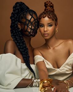 Fulani Earrings, African Gold, Editorial Hair, Afro Hairstyles, Black Is Beautiful