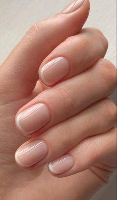 Subtle Nails, Minimal Nails, Round Nails, Manicure Y Pedicure, Chic Nails, Perfect Nails