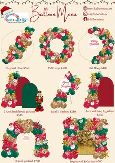 christmas wreaths and decorations for the holiday season