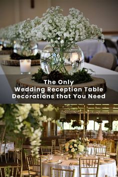 the wedding reception table decorations that you need to have in your home or hotel room