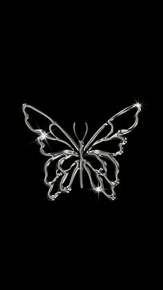 a black and white photo of a butterfly with light streaks on it's wings