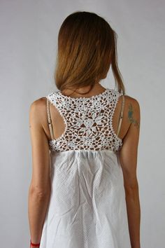 Crochet dress Crochet white Tunic asymmetrical Tunic Beach | Etsy White Crochet Lace Top For Beach Cover-up, White Bohemian Crochet Top With Lace Trim, White Lace Crochet Top For Beachwear, Summer Crochet Lace Dress With Crochet Trim, Summer Crochet Dress With Lace Patchwork For Beach, Summer Lace Crochet Dress With Crochet Trim, Lace Crochet Dress With Crochet Trim As Beach Cover-up, White Crochet Lace Dress For Beach Cover-up, Bohemian Crochet Top With Lace Patchwork For Vacation