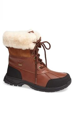 UGG® 'Butte' Boot (Men) available at #Nordstrom Men Uggs, Womans Boots, Knee High Boots Suede, Objects Drawing, Tennis Rules, Shoe Slippers, Mens Fashion Accessories, Ugg Boot, Tennis Game