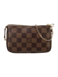 2021 Damier Ebene Mini Pochette Accessoires Designer Wishlist, Louis Vuitton Clutch, Blowout Sale, Damier Ebene, Men Earrings, Diamond Shop, Saint Laurent Bag, Chanel Shoes, Bag Handle