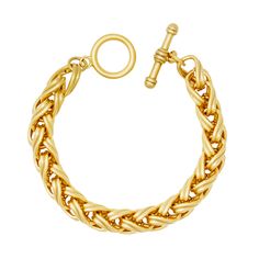 Twist Bracelet Twist Bracelet, Twisted Bracelet, Everyday Bracelet, Jewel Box, Toggle Clasp, Gold Plated Chains, Gold Plating, Link Bracelets, Antique Gold