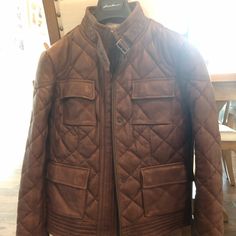 Small Leather Jacket From Eddie Bauer. Never Worn. Small Leather Jacket, Navy Winter Coat, Eddie Bauer Jacket, Duffle Coat, Eddie Bauer Women, Spring Jackets, Down Parka, Parka Jacket, Bomber Jackets