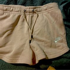 Blush Pink Nike Shorts. Never Worn, With Tags. They Are Like A Sweatpants Material Casual Pink Short Pants, Nike Pink Bottoms For Spring, Nike Pink Short Bottoms, Spring Nike Pink Bottoms, Nike Casual Pink Bottoms, Nike Pink Bottoms For Loungewear, Nike Pink Loungewear Bottoms, Nike Pink Lounge Pants, Nike Pink Loungewear Pants