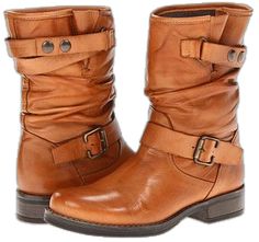 Rugged Mid-calf Boots For Winter, Casual Leather Moto Boots With Buckle, Casual Boots With Buckle Closure, Medium Width, Rugged Winter Boots With Buckle Closure, Winter Boots With Buckle Closure And Medium Width, Rugged Winter Moto Boots With Buckle Closure, Rugged Moto Boots With Buckle For Winter, Rugged Moto Boots With Buckle Closure For Winter, Rugged Buckle Closure Moto Boots For Winter