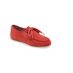 Fitflop Delfine Derby Shoe New Without Tags! Size 6 Red Add A Bold Pop Of Color To Your Everyday Look With This Minimalist Moc-Toe Derby Featuring A Dynamicush Footbed That Provides All-Day Comfort And Support. Casual Slip-on Flats With Red Sole, Casual Red Flats With Leather Sole, Casual Flats With Red Sole, Red Leather Casual Flats, Casual Red Leather Flats, Red Leather Flats For Summer, Casual Red Flats For Spring, Summer Slip-on Flats With Red Sole, Red Flats For Summer