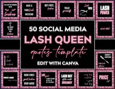 the 50 social media flash queen quotes template