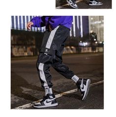 FREE SHIPPING Hip hop Streetwear Cargo Pants Men Loose Casual Joggers Sweatpants JKP3777 Stretch Ankle-length Cargo Pants For Streetwear, Hip Hop Joggers With Pockets, Hip Hop Joggers With Elastic Waistband, Sportswear Tapered Leg Pants For Streetwear, Streetwear Full Length Cargo Joggers, Hip Hop Sports Pants With Cargo Pockets, Hip Hop Style Tapered Leg Cargo Pants, Full Length Cargo Joggers For Streetwear, Full Length Cargo Pocket Joggers For Streetwear