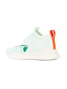 Fenty X Puma Cut-out Front Avid Sneakers - Farfetch Blue Low-top Slip-on Sneakers For Athleisure, Green Flat Sneakers For Sports, Sporty Flat Sneakers With Rubber Sole, Spring Slip-on High-top Sneakers For Sports, Blue Sporty Flat Sneakers, Spring Sporty Puma Sneakers, Sporty Puma Sneakers For Spring, Sporty Blue Flat Sneakers, Sporty Flat Sneakers For Sports