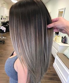 Pinterest @SoRose95 Gray Balayage, Hair Colour Design, Ash Brown Hair Color, Ash Brown Hair, Hairstyles Blonde, Icy Blonde, Hair Done, Hair Color For Women, Haircuts Short