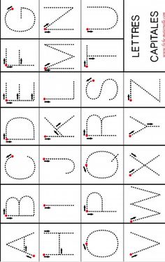 an alphabet worksheet with the letters and numbers to make it easier for children to learn