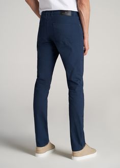 About Our Long Inseam Pants If you love our Carman jeans, you'll love our Carman pants for tall men. You've been searching far and wide for the perfect pair of pants that are long enough for your legs while still providing a flattering fit – and now you've found them. These casual pants have been made specifically for guys between 6'3” and 7'1” with up to a 40” inseam so you can leave the days of short hems in the past. They have a flattering tapered fit that's stylish while still providing enou Tall Men, Tall Pants, Chino Jeans, Tapered Pants, Pocket Pants, Tall Guys, Pair Of Pants, And Now, Perfect Pair