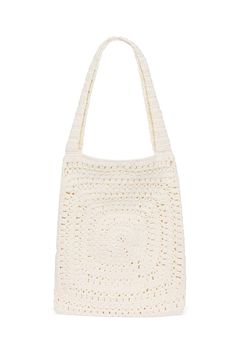 Lovingly handcrafted from 100% cotton using our signature in-house technique, the Piccolo Crochet Bag in Off White features a relaxed tote shape, a fixed wide strap and an intricately crocheted square pattern. Designed to fit all of your sunshine essentials and carry you through summer moments with ease. The Piccolo was handmade in Bali, taking 2 days to carefully complete each piece. White Crochet Bag, Free Crochet Bag Patterns, Summer Moments, Free Crochet Bag, Crochet Backpack, Stylish Crochet, Crochet Tote Bag, Crochet Square Patterns, Tote Bags Handmade