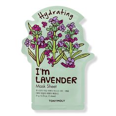 I Am Sheet Mask - I'M REAL SHEET MASK LAVENDERBenefitsTransforms dull and tired skin into healthy, moisturized skin in as little as 20 minutes.Key IngredientsLavender Extract - relaxes, soothes, and hydrates the skin.Formulated WithoutParabensSulfatesAlcoholBenzophenoneTriethanolamineTalcColor additives - I Am Sheet Mask Lavender Mask, Obličejové Masky, Essence Water, Moisturizing Face Mask, Hydrating Face Mask, Lavender Extract, Cleansing Mask, Face Sheet Mask, Face Mask Fashion