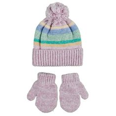 Take on the cold weather and keep your little one warm with this Swiss Tech Toddler Beanie Hat & Glove Set. Featuring topstitching, beanie cuff to keep your ears warm and weather resistent materials. Softness and warmth in a classic design make for a cozy take on a winter staple. Perfect for a day out on the slopes or just playing in the snow, make sure to take this Swiss Tech Toddler Beanie Hat & Glove Set wherever you go! Size: One Size.  Color: Multicolor.  Gender: unisex. Girls Beanie Hats, Kids Ski Hat, Toddler Mittens, Baby Backpack, Toddler Beanie, Kids Winter Hats, Pompom Scarf, Newborn Hats, Girl Beanie