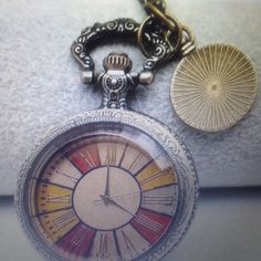 Vintage/Quality/Quartz/Pocket Watch Pendant With Necklace Chain, Brand New, For Your Collection & Usage. Watch Pendant, Mens Gold, Necklace Chain, Accessories Watches, Pocket Watch, Chains Necklace, New Color, Mens Accessories, Man Shop