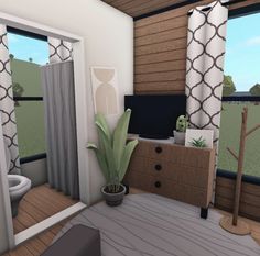 Starter Home Bloxburg, Modern Starter Home, Starter Home, Believe Me, Bloxburg House, White Linen, House Ideas