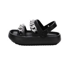 Product information: Color:Black,Beige Size:36/37,38/39,40/41,42/43,44/45 Upper Material:EVA Toe Shape: Round Toe Sole Material:EVA Wearing Style:Buckle Lining Material:EVA Size Information: Packing list: Slipper*1 Pair Product Image: Black Closed Toe Slingback Sandals For Summer, Black Non-slip Round Toe Platform Slippers, Black Slingback Sandals With Buckle For Summer, Black Platform Slingback Sandals With Round Toe, Black Slingback Sandals With Platform And Round Toe, Black Flat Heel Sandals For Beach Season, Black Non-slip Flat Platform Slippers, Black Non-slip Platform Slippers, Trendy Sandals With Thick Bottom And Round Toe