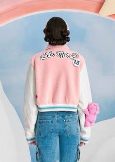 13DE MARZO x CARE BEARS Baseball Jacket English Rose Size Chart ( in CM ) Chest Shoulder Length S 108 43.6 46 M 112 45 47.5 L 116 46.4 49 Pink Varsity Long Sleeve Outerwear, Pink Winter Varsity Jacket, Pink Long Sleeve Varsity Outerwear, Pink Long Sleeve Varsity Jacket For Winter, Casual Pink Varsity Jacket, Pink Casual Varsity Jacket With Long Sleeves, Sporty Pink Outerwear For College, Casual Pink Long Sleeve Varsity Jacket, Pink Sporty Varsity Jacket For Spring