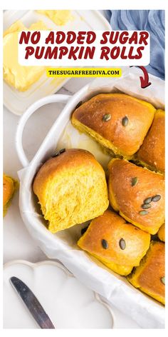 Easy Pumpkin Rolls- No Added Sugar Recipe! Pumpkin Dinner Rolls Recipe, Pumpkin Dinner Rolls, Pumpkin Dinner, Biscuit Rolls, Homemade Dinner Rolls, Pumpkin Roll, Dinner Rolls Recipe, Sugar Pumpkin