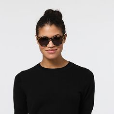 J.Crew: Cabana Oversized Sunglasses For Women Chic Cat Eye Aviator Sunglasses With Uva Protection, Chic Cat Eye Sunglasses For Day Out, Chic Shield Sunglasses With Mirrored Lenses, Chic Polarized Sunglasses For Fall, Chic Fall Sunglasses With Tinted Lenses, Trendy Fall Sunglasses With Uv Protection, Chic Square Frame Sunglasses For Everyday, Chic Gradient Sunglasses For Fall, Chic Tinted Sunglasses For Fall