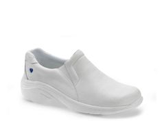 Dove Slip-On Work Sneaker Best Work Shoes, Best Nursing Shoes, Maternity Scrubs, Work Sneakers, Nursing Shoes, White Sneakers Women, Genuine Leather Shoes, New Balance Shoes, Work Shoes