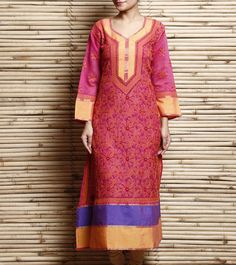 Pink Chanderi Noorie Kurta With Chikankari | Indian Artizans  #ShopNow #InstaFashion #InstaShop #InstaIndian #IndianArtizans #InstaEthnic #Ethnic #InstaStyle #Fashion #Collection #BuyNow #Garments #EthnicFiesta #OnlineShopping Buy Now, Maxi Dress