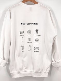 Your new favorite cozy sweater is made with lots of care!  At your own home or when you stay comfortable, stay stylish and warm with this cozy crewneck sweatshirt. The crewneck is a unisex, 50% cotton, 50% polyester, and pill-resistant fabric. -Loose fit -Rib on cuffs and hem ✨SHIPPING✨ ∙ FREE SHIPPING FOR ALL ORDERS $100+ (in the U.S.) ∙ WORLDWIDE SHIPPING ∙ Orders are usually processed and shipped out in 5-7 business days, but in some cases, it may take up to 2 weeks. ✨DIMENSIONS✨ Reference th Cozy Crew Neck T-shirt For Loungewear, Cozy Sweater With Graphic Print In Relaxed Fit, Cozy Sweater With Graphic Print And Relaxed Fit, Cozy Relaxed Fit Sweater With Graphic Print, Comfy Crew Neck Sweatshirt With Graphic Print, Cozy Crew Neck Sweater With Graphic Print, Cozy White Graphic Print T-shirt, Relaxed Fit Graphic Print Sweatshirt, Comfy Cotton Tops With Graphic Print