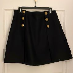 Navy J. Crew Skirt With Tags And Spare Button 12p But Fits Like An 8 Pink Tweed Skirt, Green Pencil Skirts, Pink Pleated Skirt, Blue Jean Skirt, Navy Blue Flowers, Grey Pencil Skirt, Printed Pleated Skirt, Mini Pencil Skirt, Aline Skirt