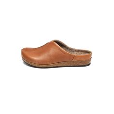 Women's 'Maria' Mule – Stegmann Clogs Comfortable Everyday Slippers With Leather Footbed, Comfortable Closed Toe Leather Mules, Everyday Closed Toe Mules With Cushioned Footbed, Everyday Leather Slip-on Slippers, Leather Footbed Slip-on Mules For Everyday, Everyday Leather Slippers With Cushioned Footbed, Leather Slippers With Cushioned Footbed For Everyday, Everyday Clogs With Cork-bed Midsoles And Round Toe, Casual Mules With Natural Color And Cork-bed Midsoles