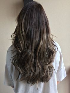 Dark ombré with ash highlights                                                                                                                                                                                 More Dark Ash Brown Hair Colour, Dark Ash Brown Hair, Coffee Brown Hair, Undercut Haircut, Brown Hair Shades, Ash Hair, Brown Ombre Hair