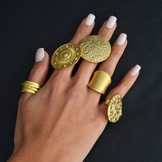 ❀ I made this 14K gold ring for you, to make you look elegant. A Unique gold ring that can fit perfectly to all styles. You will look elegant when you wear this Stylish ring. Dainty gold ring stands out with flashy designs. If you have a modern and rebellius style, this Signed ring is for you ❀ It is a Wide gold ring with sterling silver plated matte finish. ❀ All the gold rings are adjustable in the back. Rings are easy to adjust and would fit fingers size US 4 and up ❀ If you are looking for a Gold Brass Midi Rings For Anniversary, Gold Engraved Open Ring In Recycled Gold, Gold Engraved Open Ring In Recycled Material, Bohemian 14k Yellow Gold Rings, Gold Stackable Midi Rings, Gold Open Ring In Recycled Material, Gold Stackable Midi Rings In Recycled Material, Gold Open Ring In Recycled Gold, Gold Open Ring With Recycled Gold