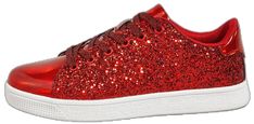 Trendy Sparkling Lace-up Sneakers, Trendy Sparkling Low-top Sneakers, Casual Glitter Print Sneakers, Casual Sneakers With Glitter Print, Casual Low-top Sparkling Sneakers, Casual Lace-up Sneakers With Glitter Print, Trendy Synthetic Sneakers With Glitter Print, Trendy Lace-up Sneakers For Party, Trendy Glitter Print Party Sneakers