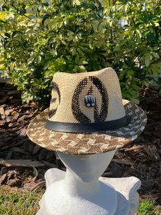 This is a great fedora for your hat collection. It's artful and stylish. The hand painted fedora has Gyname prosperity symbols on It. The wearable Art fedora is a must have. Don't delay order yours today. African Kimono, Fedora Women, Mens Fedora, Summer Straw Hat, Straw Fedora Hat, Hair Locs, Straw Fedora, Fedora Hats, Women Hat