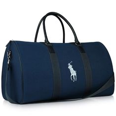 New Without Tag, Ralph Lauren Polo Blue Duffle Bag. The Large Main Compartment And Various Inner Pockets Is Perfect For Clothes And Traveling Necessities. Bag Height 13" Bag Depth 9" Bag Width 19" Rectangular Blue Duffle Bag With Luggage Sleeve, Blue Rectangular Duffle Bag With Luggage Sleeve, Blue Large Capacity Travel Bag For On-the-go, Blue Large Capacity Travel Bag, Large Capacity Blue Travel Bag For On-the-go, Blue Tote Duffle Bag With Luggage Sleeve, Blue Casual Tote Duffle Bag, Casual Blue Tote Duffle Bag, Blue Duffle Bag With Leather Handles For Daily Use