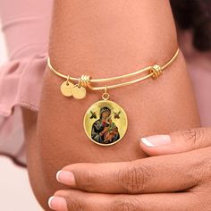 Gold Bracelet Religious Bracelet Saint Bracelet Religious Jewelry Catholic Jewelry Catholic Gift Religious Gift Engraved Personalized Gift - Etsy Personalized Gold Spiritual Jewelry And Charms, Personalized Gold Spiritual Charm Bracelet, Personalized Spiritual Gold Charm Bracelet, Personalized Gold Rosary Bracelet As Gift, Personalized Gold Spiritual Bracelet, Personalized Spiritual Gold Bracelet, Spiritual Gold Charm Bracelet Gift, Spiritual Gold Bangle Bracelet As Gift, Spiritual Name Bracelet For Mother's Day