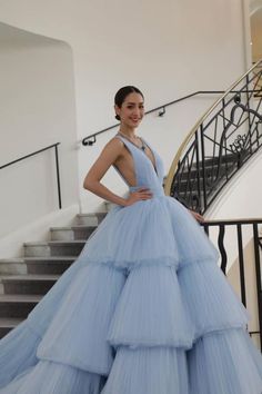 Formal Backless Tulle Dress, Cloud Goddess, Light Blue Tulle Dress, Fancy Blue Dress, Prom Dress Ball Gown, Blue Tulle Dress, Formal Prom Dresses Long, Formal Prom Dress, Dress Ball Gown