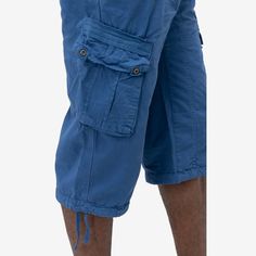 These classic below knee cargo shorts from XRAY are constructed with quality and durable materials for long-lasting comfort and breathability. Bermuda Shorts With Side Pockets For Outdoor Activities, Bermuda Shorts With Side Pockets For Outdoor, Casual Bermuda Cargo Pants With Hip Pockets, Blue Cargo Pocket Shorts, Blue Cargo Pants With Hip Pockets For Summer, Outdoor Bermuda Shorts With Pockets, Blue Summer Cargo Pants With Hip Pockets, Outdoor Bermuda Bottoms With Cargo Style, Casual Cargo Pants With Functional Pockets In Short Length