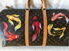 @the_stza shared a photo on Instagram: “One of a kind koi @louisvuitton duffle. Swipe to see the back:) Now taking reservations for July. Dm or email for more info. * * * *…” • May 2, 2019 at 6:46pm UTC A Photo, On Instagram, Instagram, Design