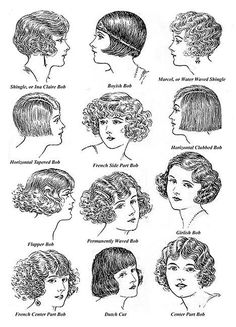 Bobbed Hair, Istoria Artei, Patron Vintage, Hair Styles For Women, Look Retro, 20s Fashion