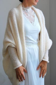 Ivory Brushed Alpaca Silk Cardigan Ivory Soft Mohair Sweater - Etsy Elegant Cream Cardigan For Wedding, Winter Wedding Mohair Sweater, Cream Wedding Cardigan For Fall, Cream Cardigan For Fall Wedding, Fall Wedding Cream Cardigan, Elegant Wedding Sweater For Winter, Elegant Winter Wedding Sweater, Elegant White Mohair Sweater, Elegant Fitted Mohair Cardigan