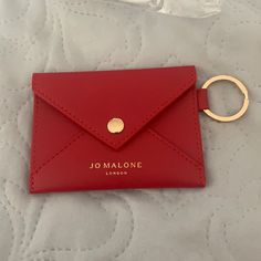 No Malone Key Holder / Card Holder Card Holder With Key Ring, Wallet Ideas, Leather Weekender Bag, Leather Weekender, Dr Martens Boots, Jo Malone London, Jo Malone, Key Card Holder, Makeup Brush Set