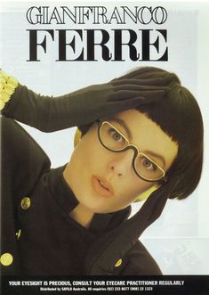 Eyewear Advertising, Half Rim Glasses, Eyewear Campaign, Chanel Eyewear, Fashion 1980s