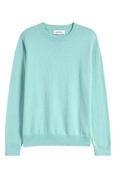 Soft, breathable cotton brings all-occasion comfort to a sweater that's knit with a touch of cashmere and sized to layer easily into your child's look-nice wardrobe. 95% cotton, 5% cashmere Machine wash, dry flat Imported Nice Wardrobe, Teal Turquoise, Light Teal, Boys Top, Crewneck Sweater, Big Boys, Crew Neck Sweater, Sweater Top, How To Look Better