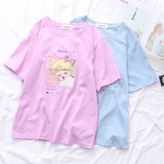 Cute Usagi Tshirt PN1366 ●Size: Length 68 cm bust 108 cm sleeve 23 cm. ●Material:Cotton. (Please allow 1-3cm differs due to manual measurement.As different computers display colors differently,the color of the actual may vary slightly from the above images.Thanks for your understanding.) ●About Shipping: We attach great importance to the orders of each customer and parcel delivery. 1.Processing time: 2-3 business days. 2.Shipping time: 10-15 business days to US, please allow 3-4 weeks shipping to other country.(Shipping times can be affected by variable customs clearance times or public holidays.) Kawaii Cartoon Print Relaxed Fit T-shirt, Kawaii Style Cartoon Print Relaxed Fit T-shirt, Kawaii Short Sleeve Tops With Letter Print, Kawaii Cotton T-shirt With Letter Print, Kawaii T-shirt With Cartoon Print Crew Neck, Kawaii Screen Print Tops For Summer, Kawaii Crew Neck Top With Letter Print, Kawaii Summer Top With Screen Print, Cute Cartoon Print Crew Neck T-shirt